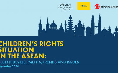 Children’s Rights Situation in the ASEAN: Recent Developments, Trends, and Issues (September 2020)